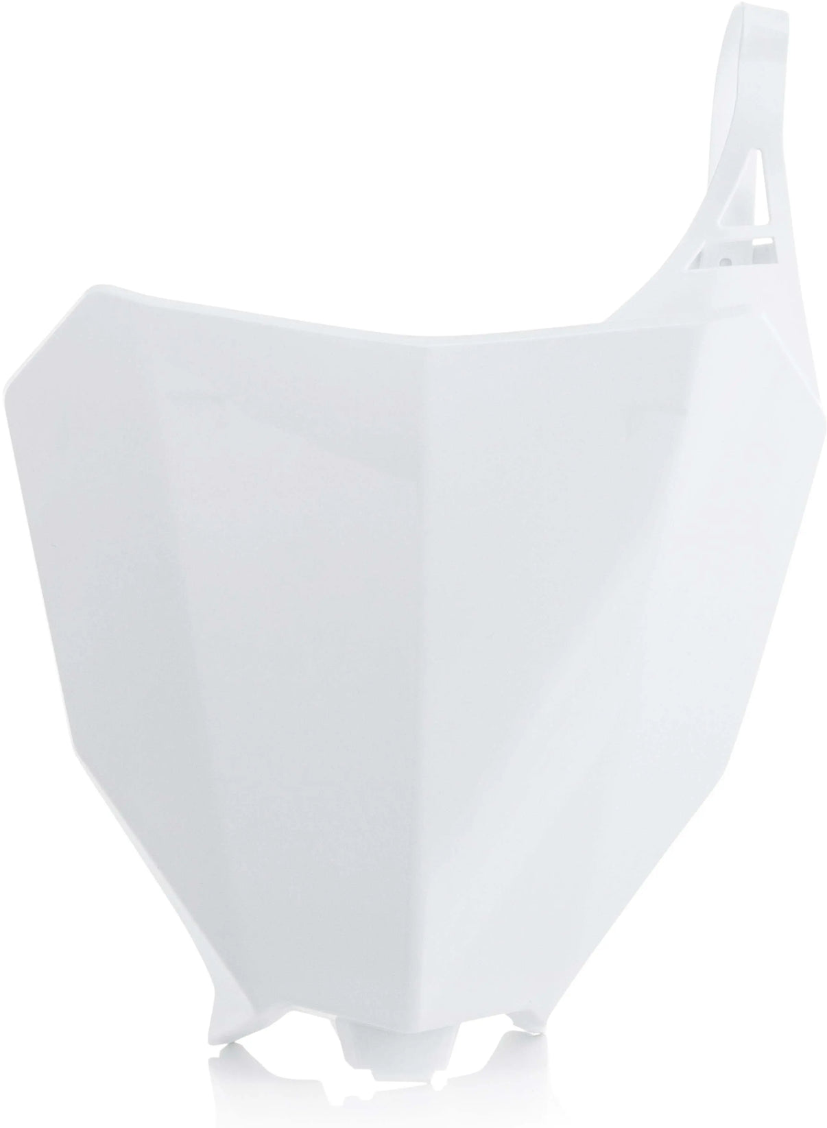 Front Number Plate White ACERBIS