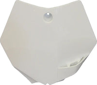 Front Number Plate White ACERBIS