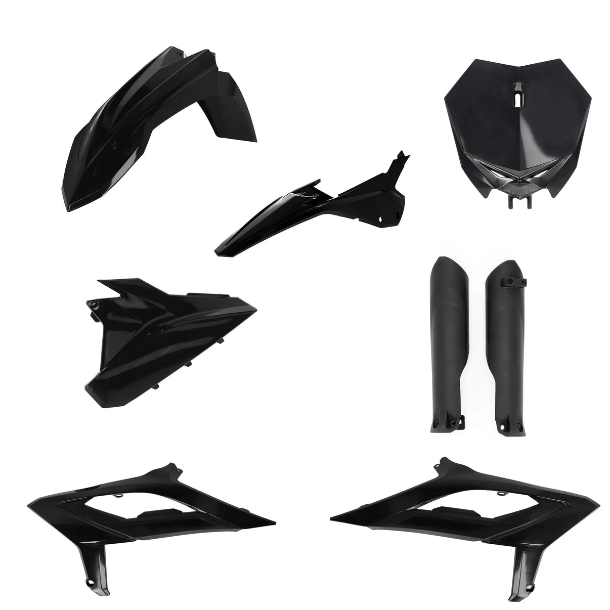 Full Plastic Kit Beta Black ACERBIS