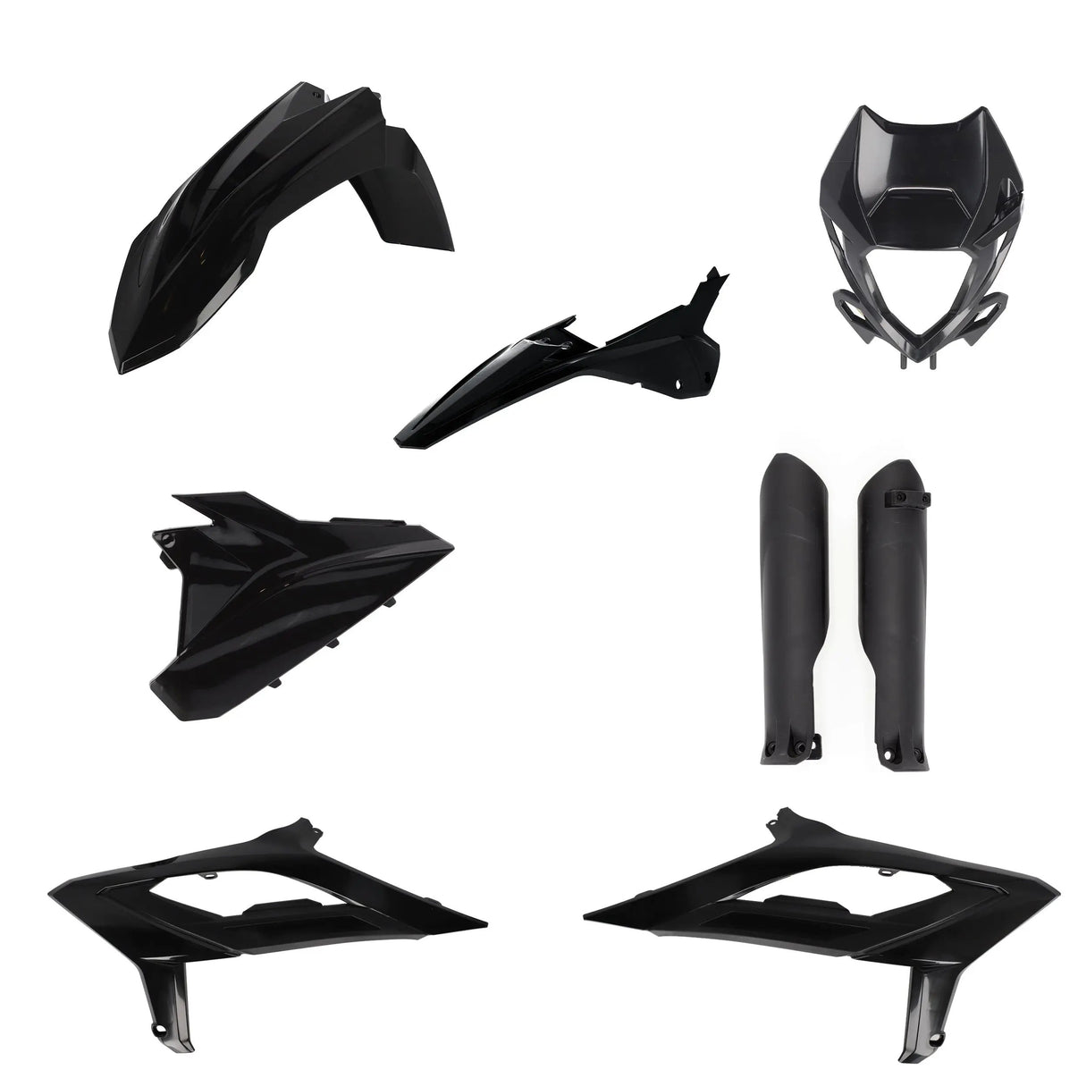 Full Plastic Kit Beta Black ACERBIS