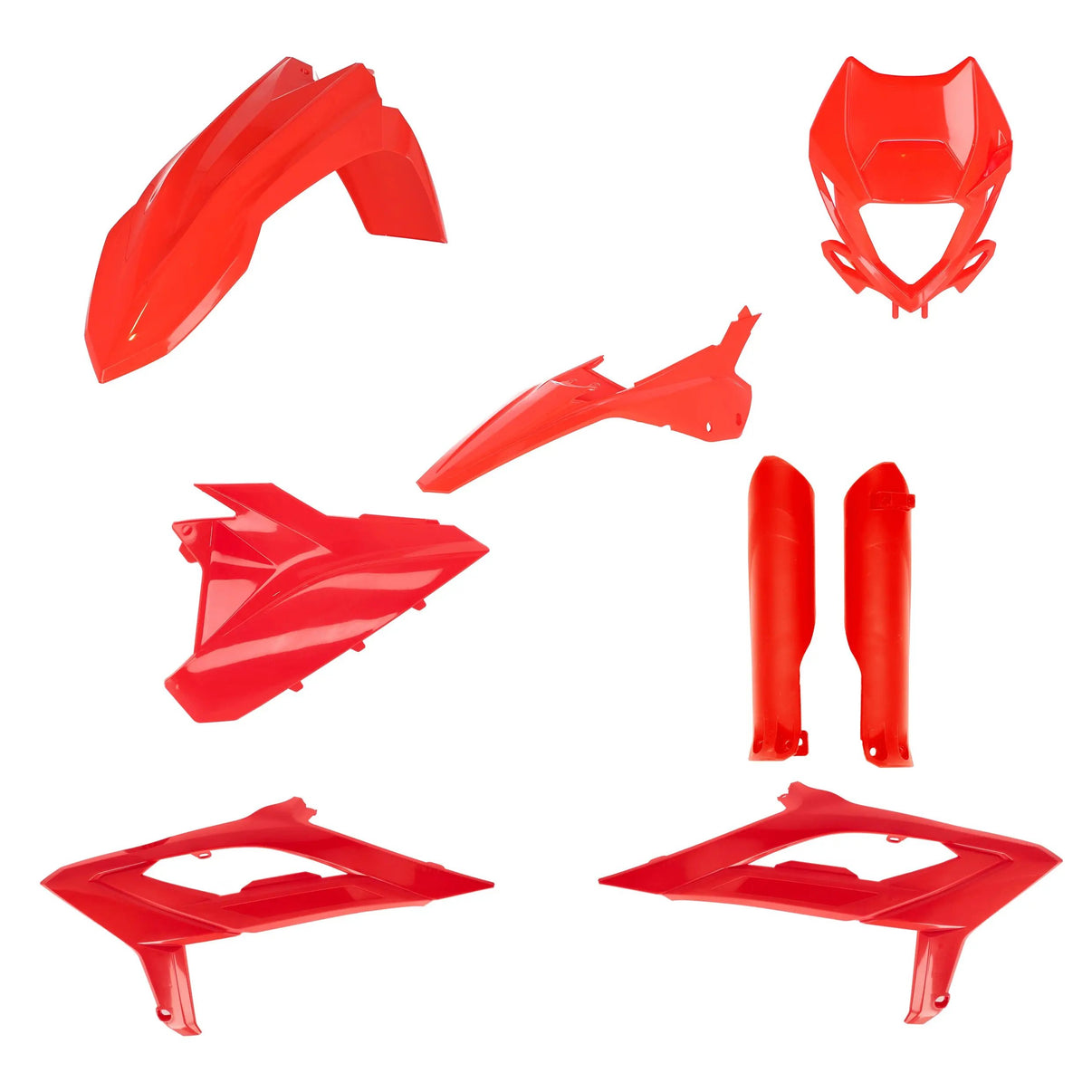 Full Plastic Kit Beta Red ACERBIS