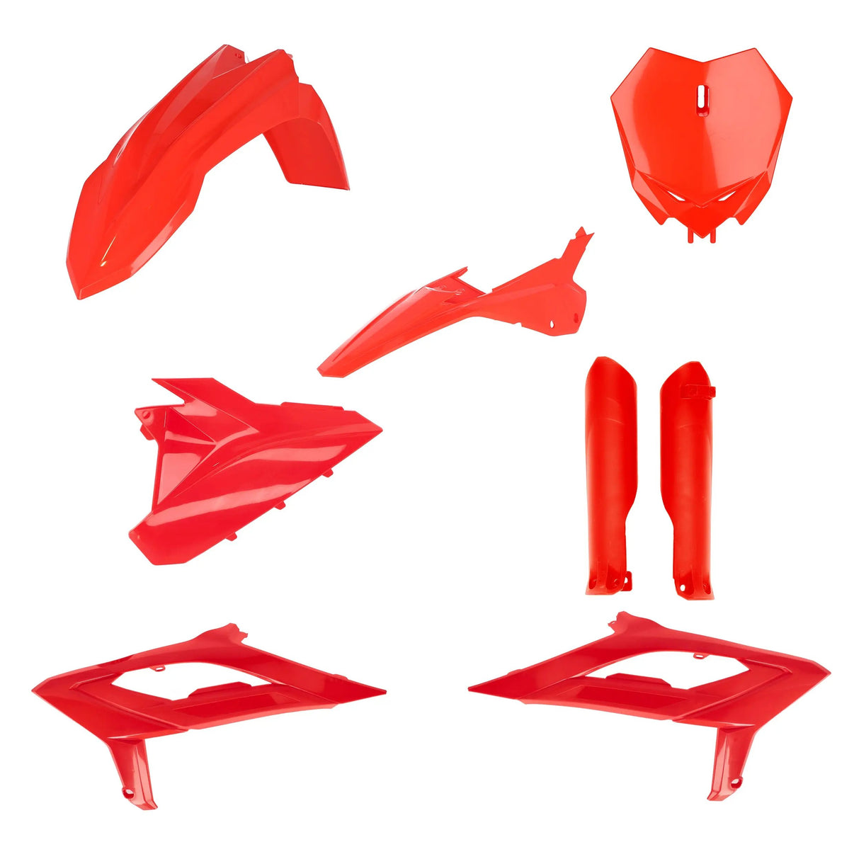 Full Plastic Kit Beta Red ACERBIS
