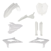 Full Plastic Kit Beta White ACERBIS