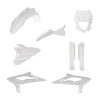 Full Plastic Kit Beta White ACERBIS