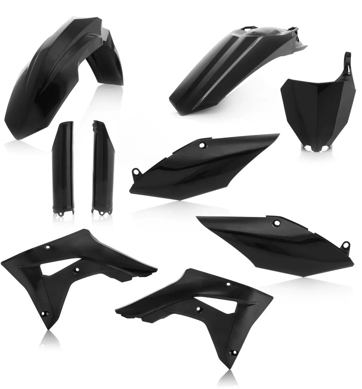 Full Plastic Kit Black ACERBIS