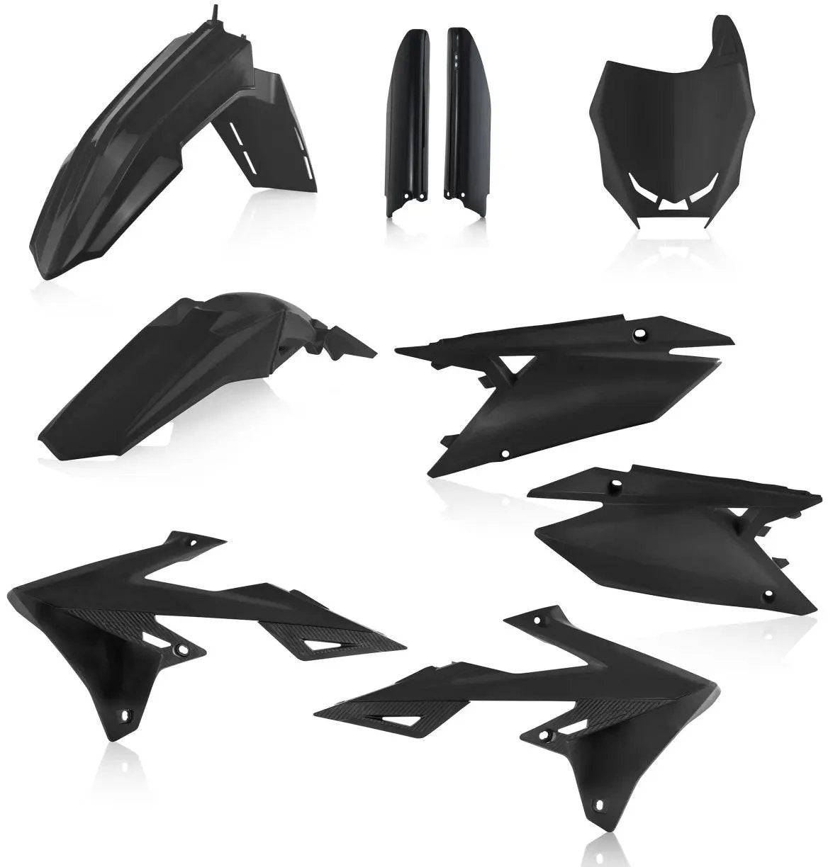 Full Plastic Kit Black ACERBIS