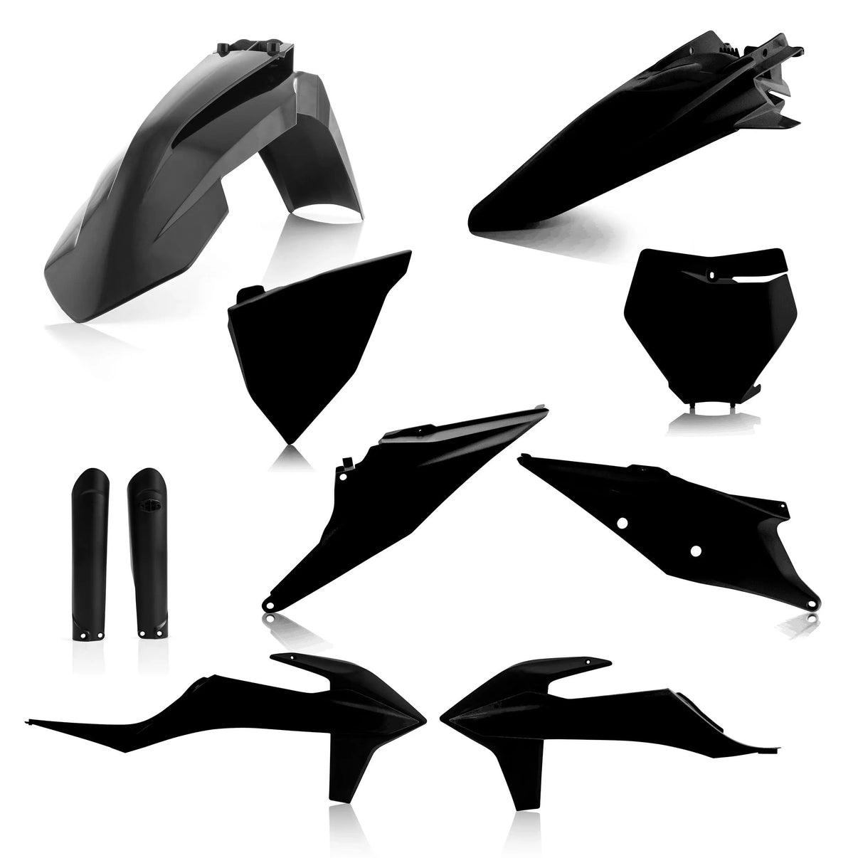 Full Plastic Kit Black ACERBIS