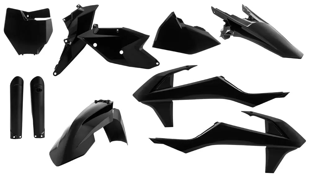 Full Plastic Kit Black ACERBIS