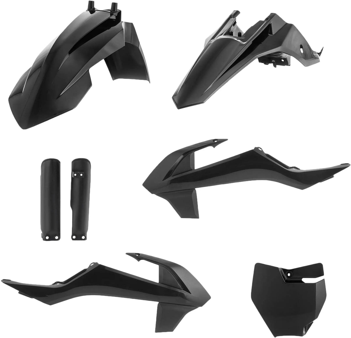 Full Plastic Kit Black ACERBIS