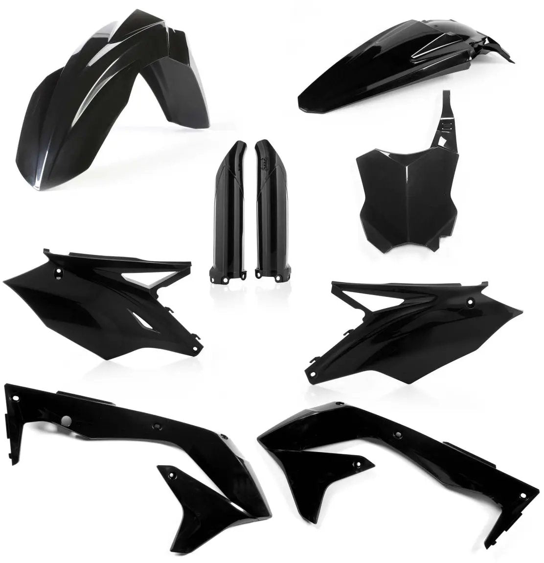 Full Plastic Kit Black ACERBIS
