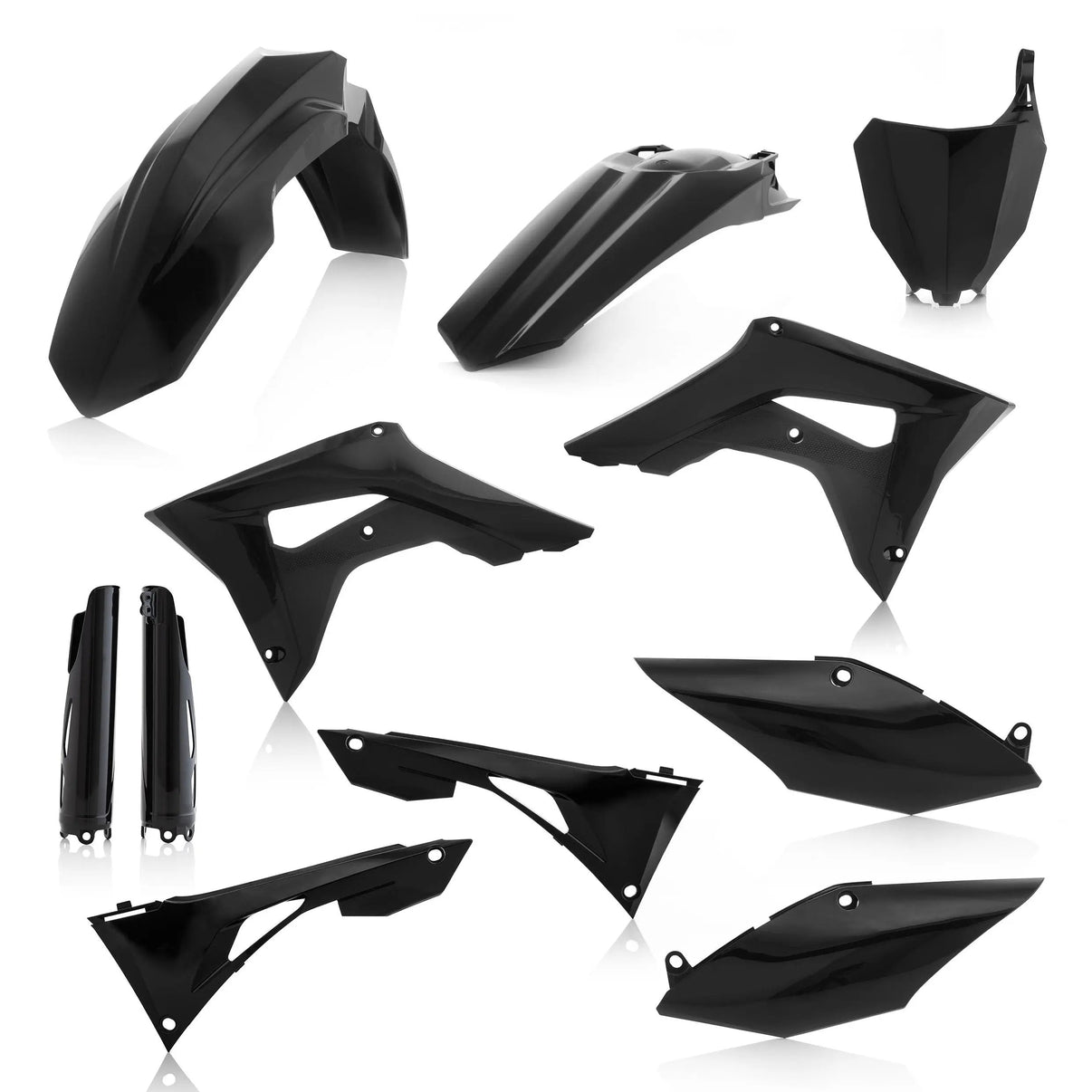 Full Plastic Kit Black ACERBIS