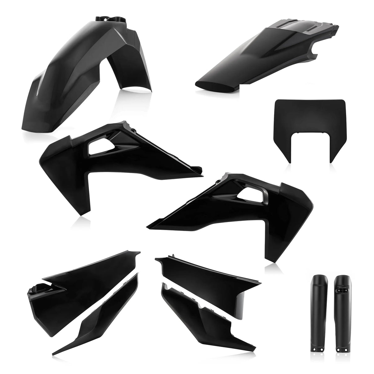 Full Plastic Kit Black ACERBIS