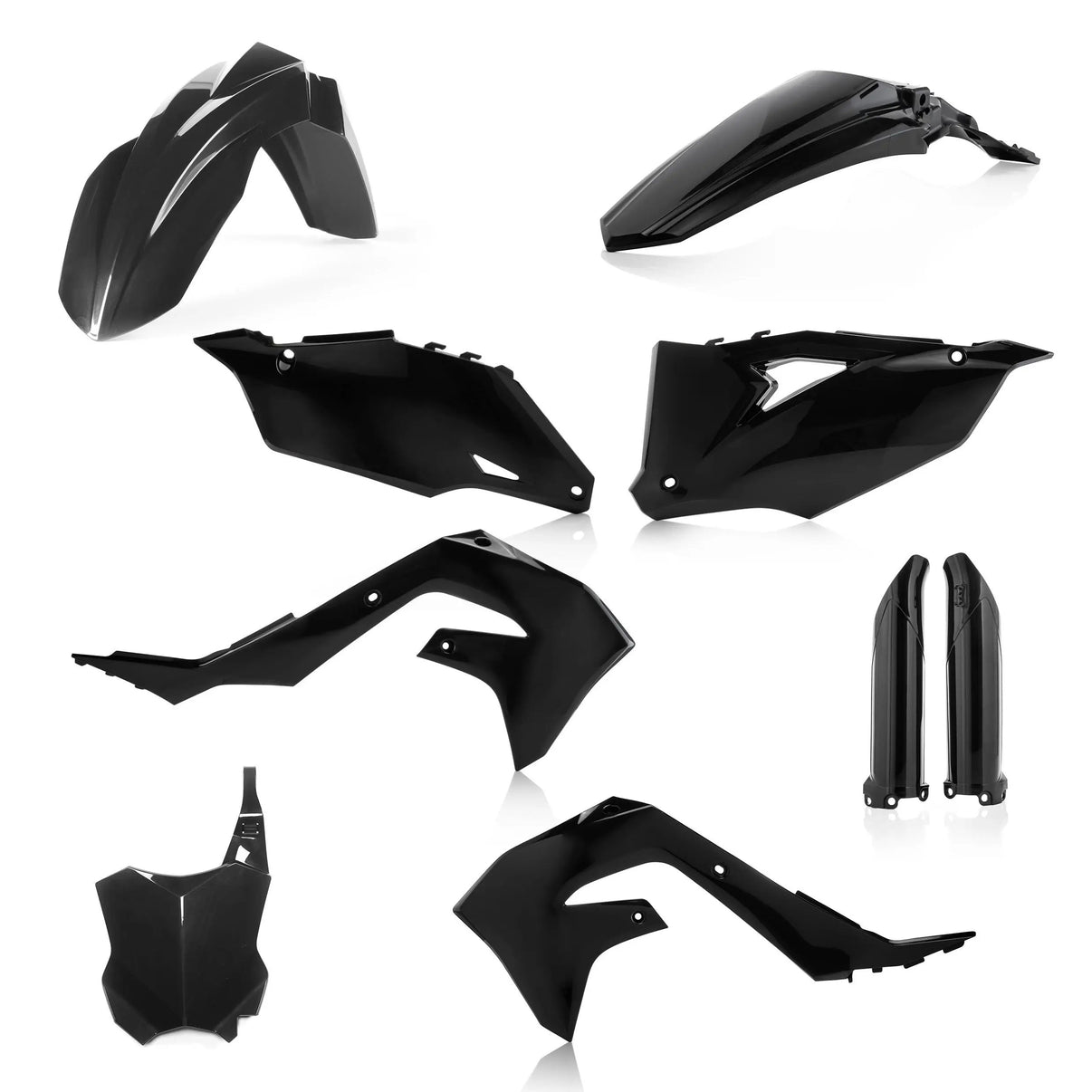 Full Plastic Kit Black ACERBIS