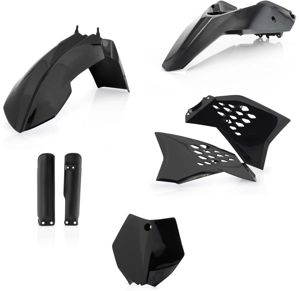 Full Plastic Kit Black ACERBIS