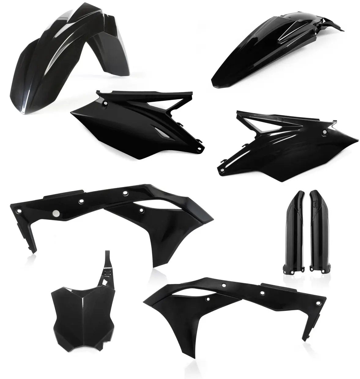 Full Plastic Kit Black ACERBIS