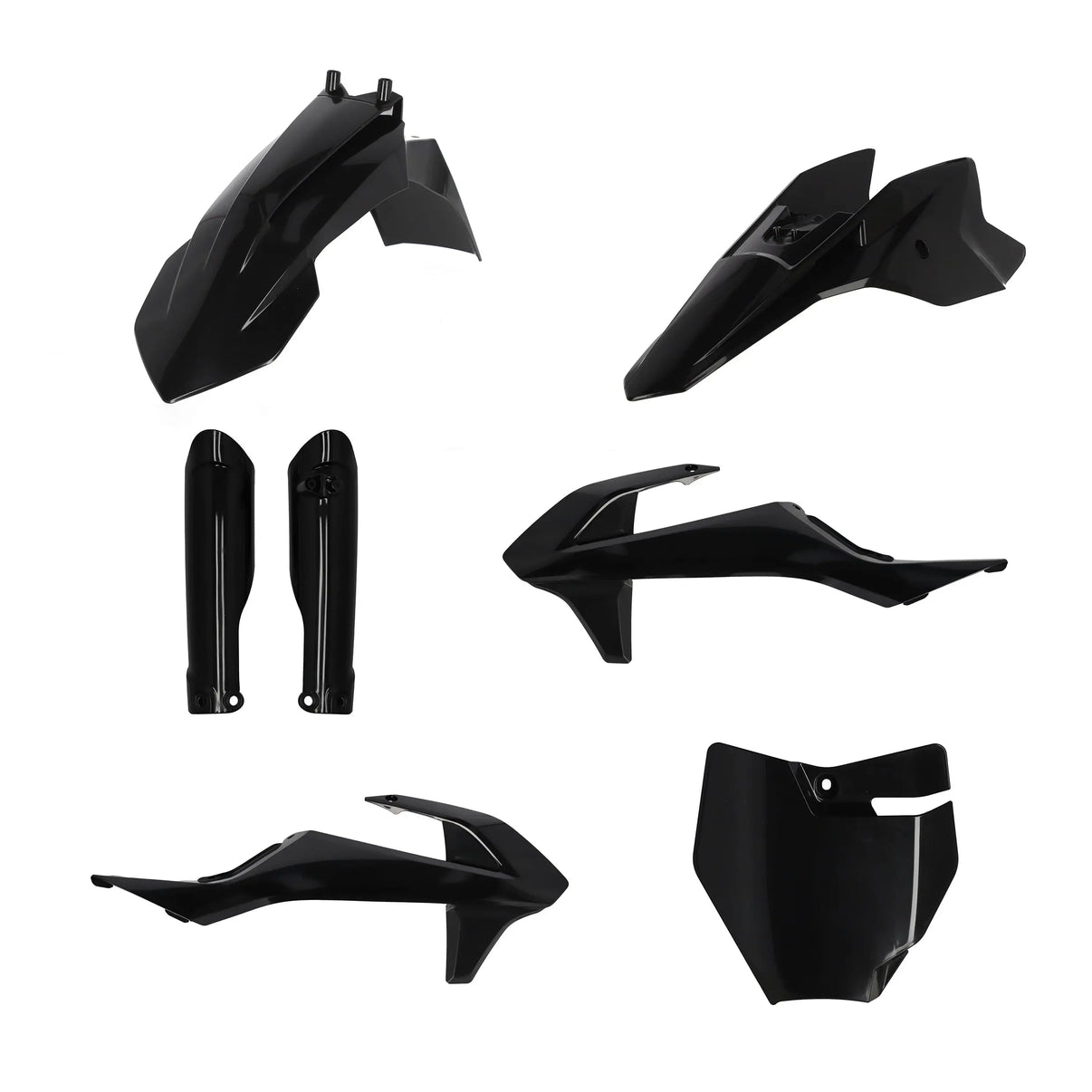 Full Plastic Kit Black Gas/Ktm ACERBIS