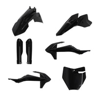 Full Plastic Kit Black Gas/Ktm ACERBIS
