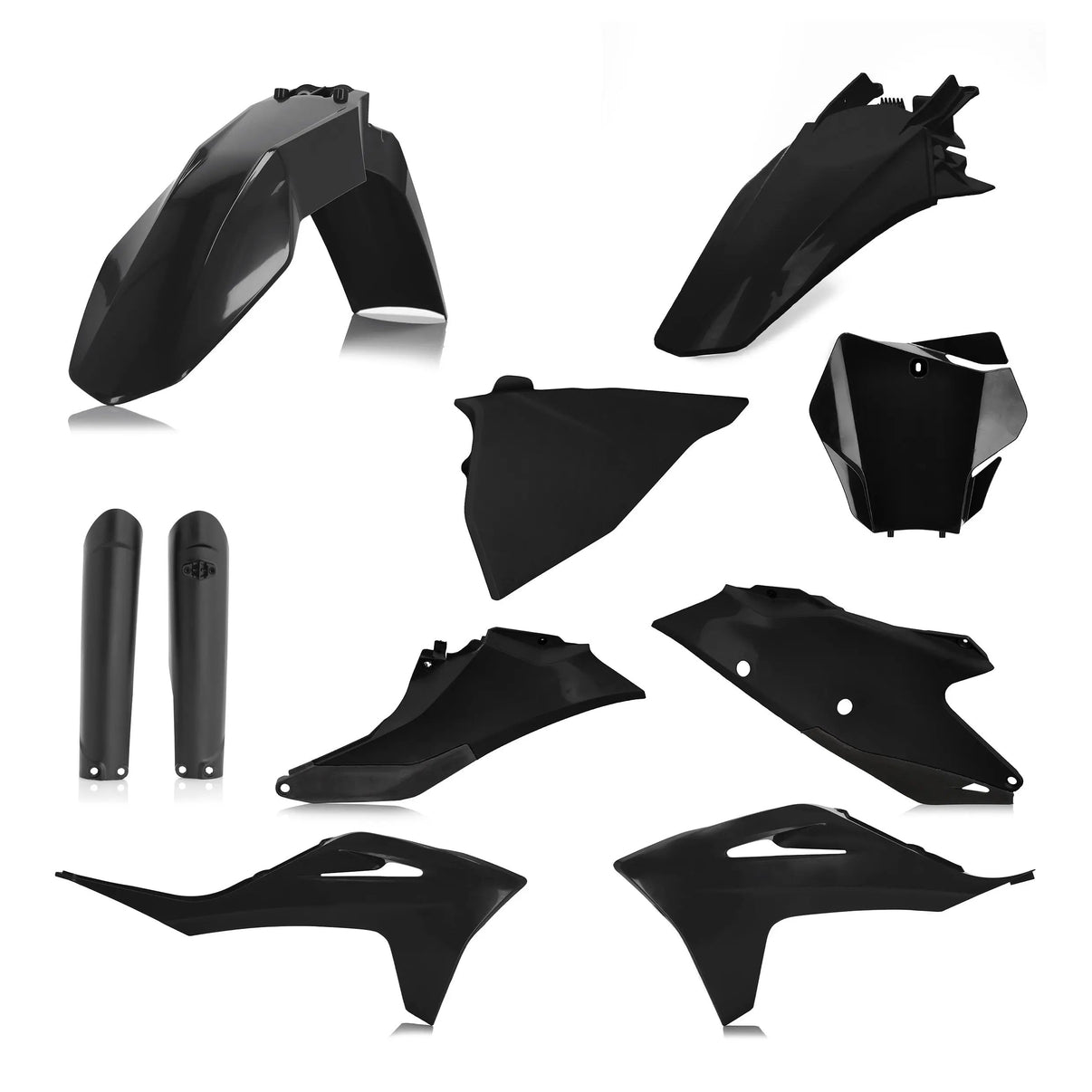Full Plastic Kit Gas/Ktm Black ACERBIS