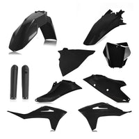 Full Plastic Kit Gas/Ktm Black ACERBIS