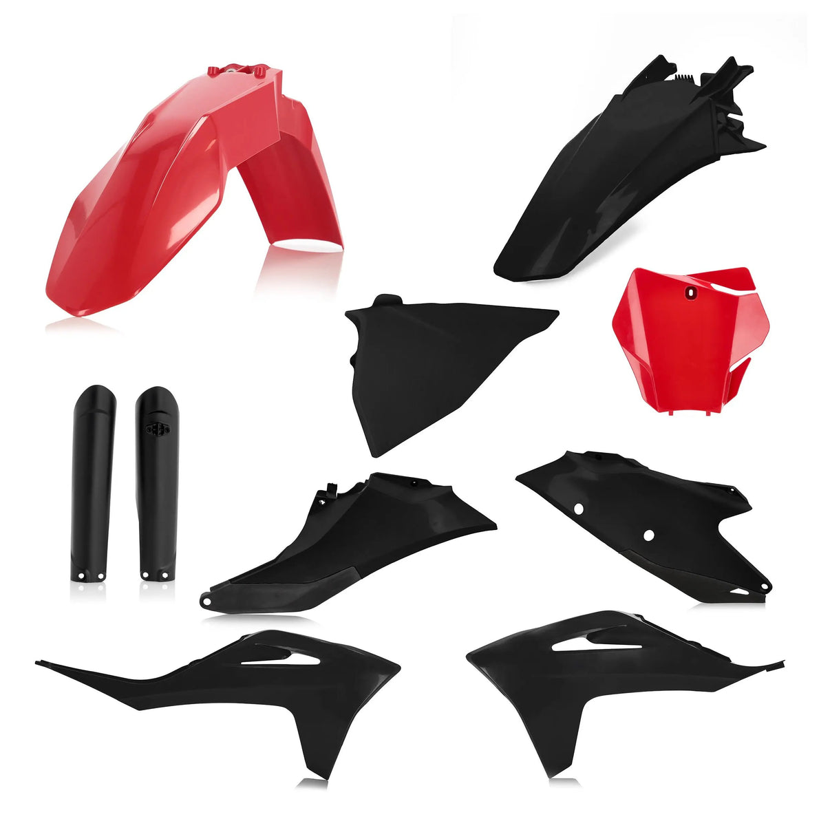 Full Plastic Kit Gas/Ktm Red/Black ACERBIS