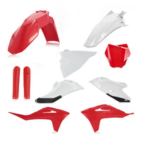 Full Plastic Kit Gas/Ktm Red/White ACERBIS