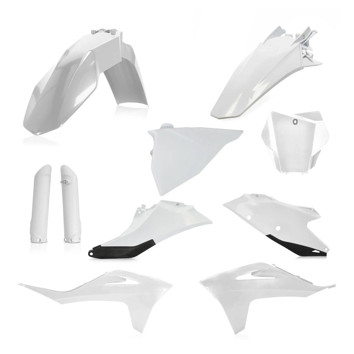 Full Plastic Kit Gas/Ktm White/Black ACERBIS