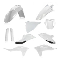 Full Plastic Kit Gas/Ktm White/Black ACERBIS