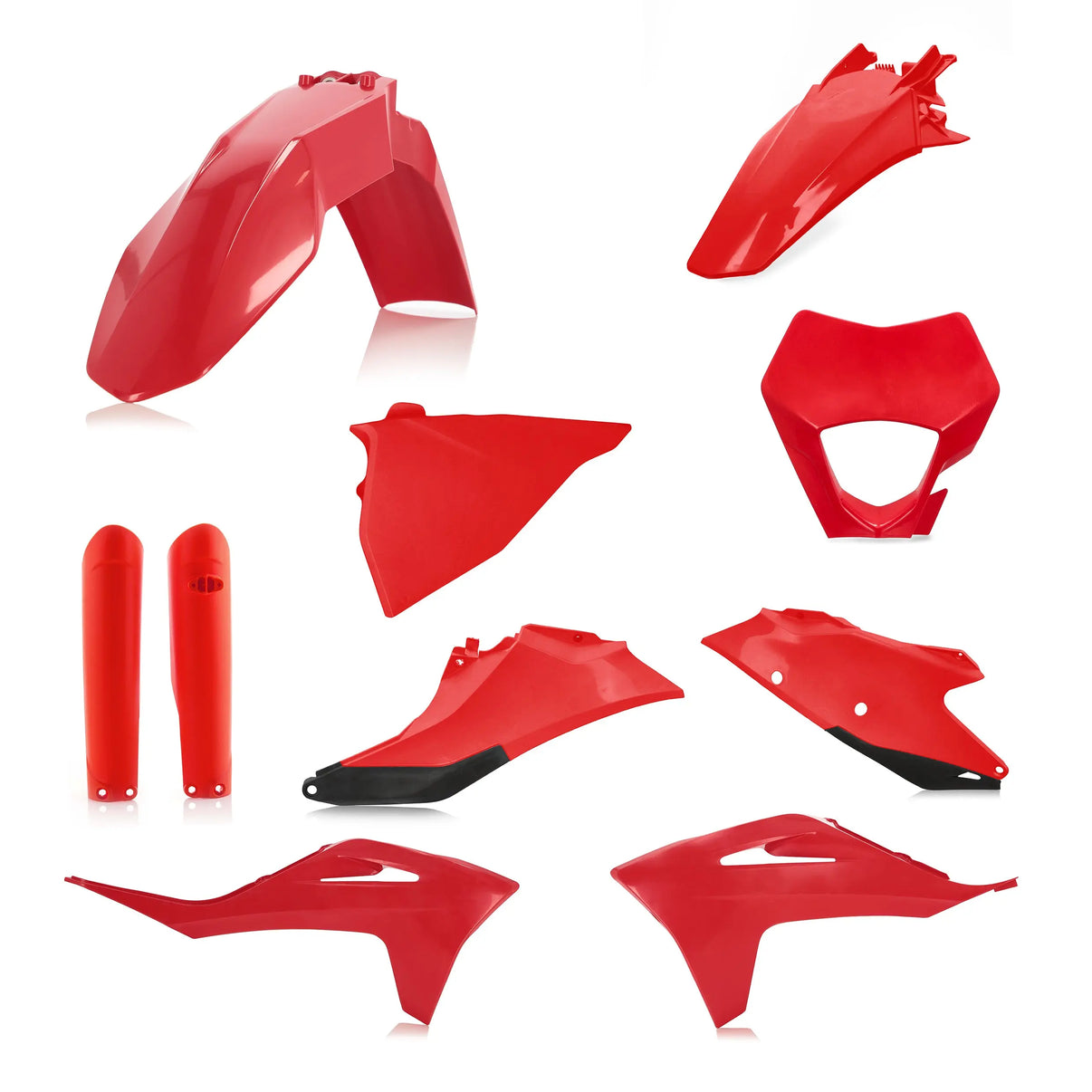 Full Plastic Kit Gas Red ACERBIS