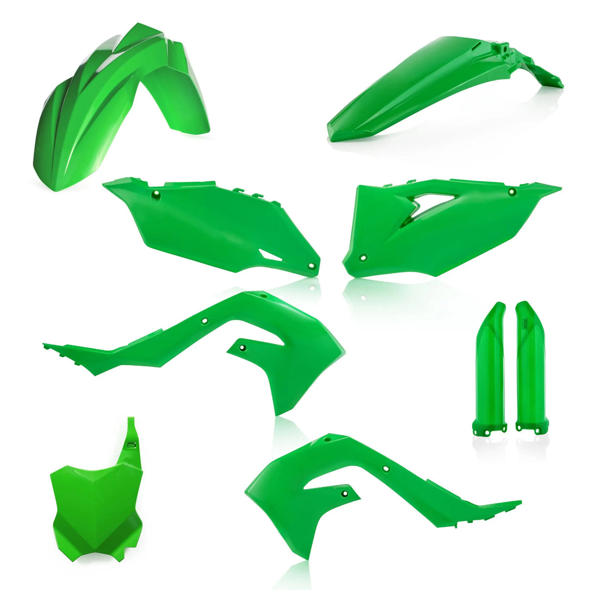 Full Plastic Kit Green ACERBIS