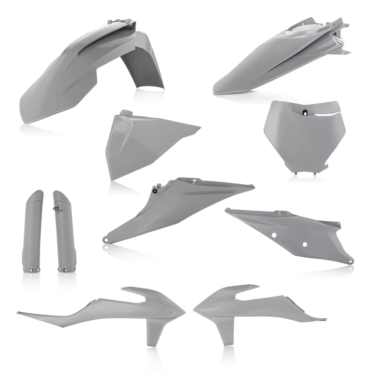 Full Plastic Kit Grey ACERBIS