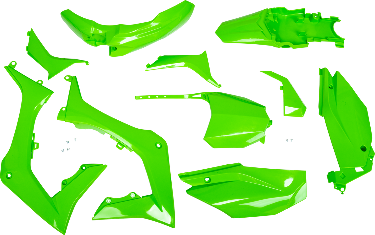 Full Plastic Kit Hon Green ACERBIS