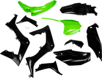 Full Plastic Kit Hon Green/Black ACERBIS