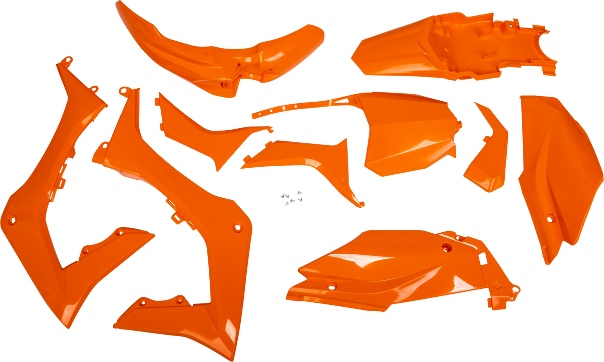 Full Plastic Kit Hon Orange ACERBIS