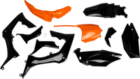 Full Plastic Kit Hon Orange/Black ACERBIS