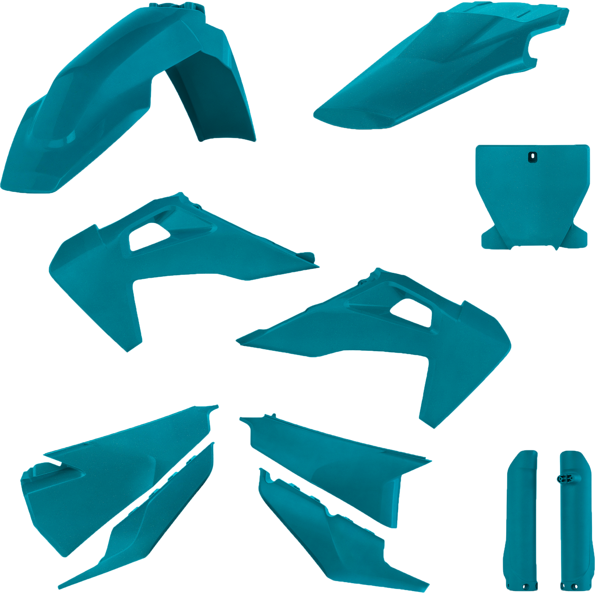 Full Plastic Kit Hus Teal Metallic ACERBIS