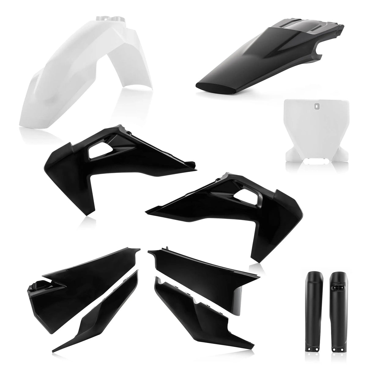 Full Plastic Kit Hus White/Black ACERBIS