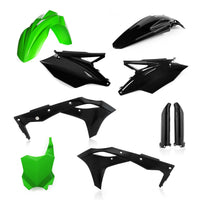 Full Plastic Kit Kaw Green/Black ACERBIS