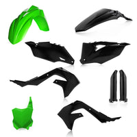 Full Plastic Kit Kaw Green/Black ACERBIS