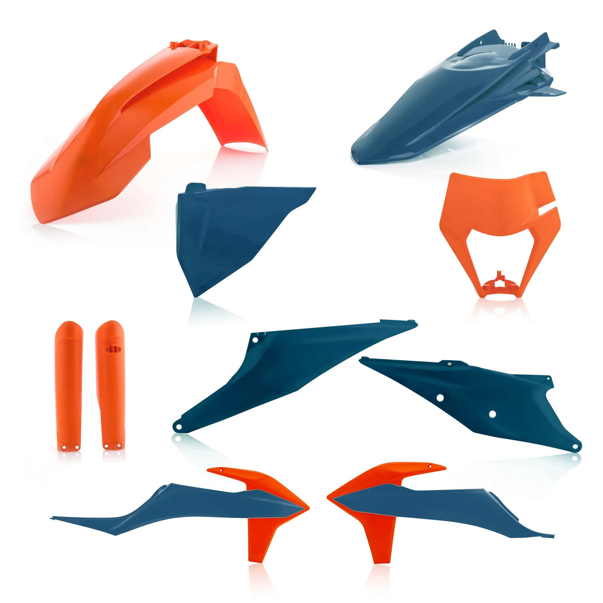 Full Plastic Kit Ktm Orange/Dark Blue ACERBIS
