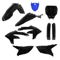 Full Plastic Kit Monster Black/Blue Yam ACERBIS