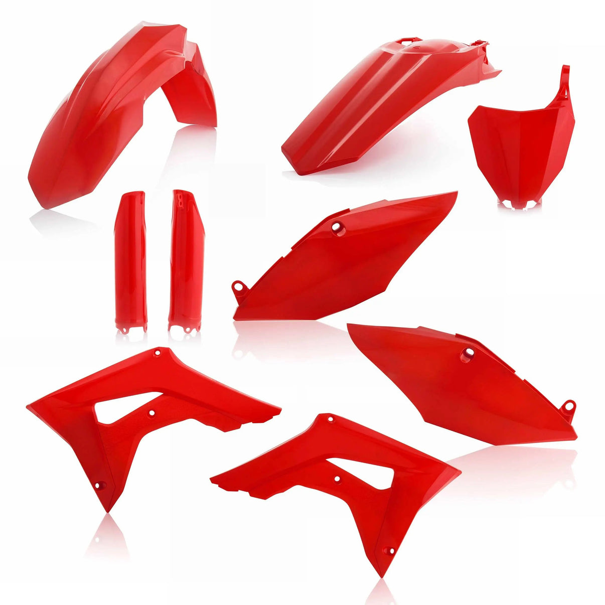 Full Plastic Kit Red ACERBIS