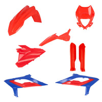 Full Plastic Kit Red/Blue Beta ACERBIS