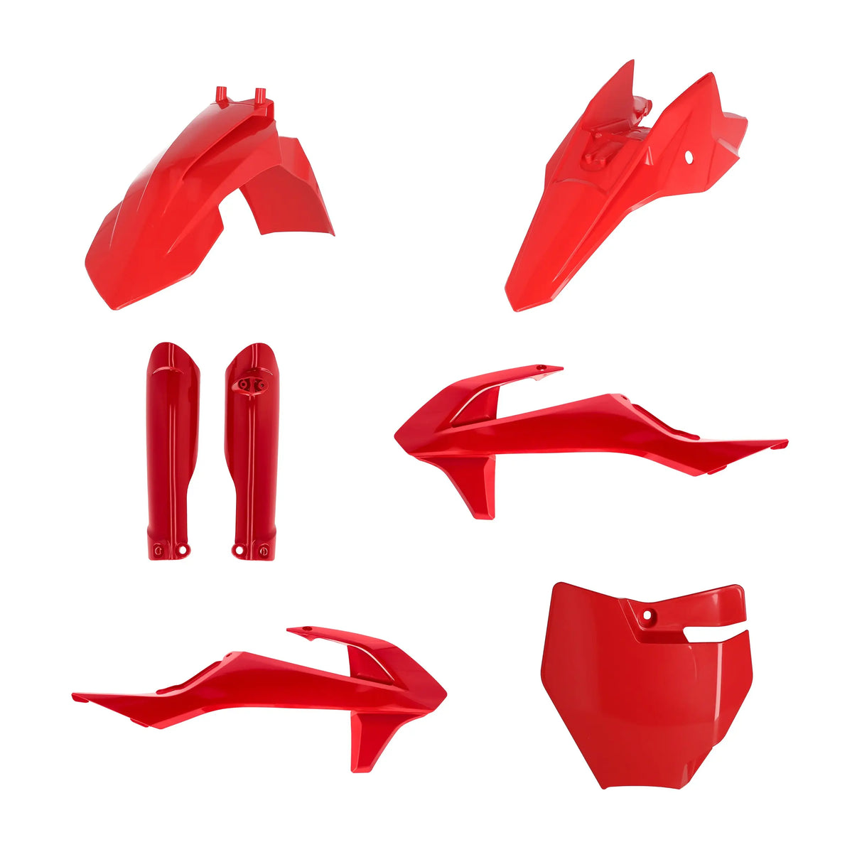 Full Plastic Kit Red Gas ACERBIS