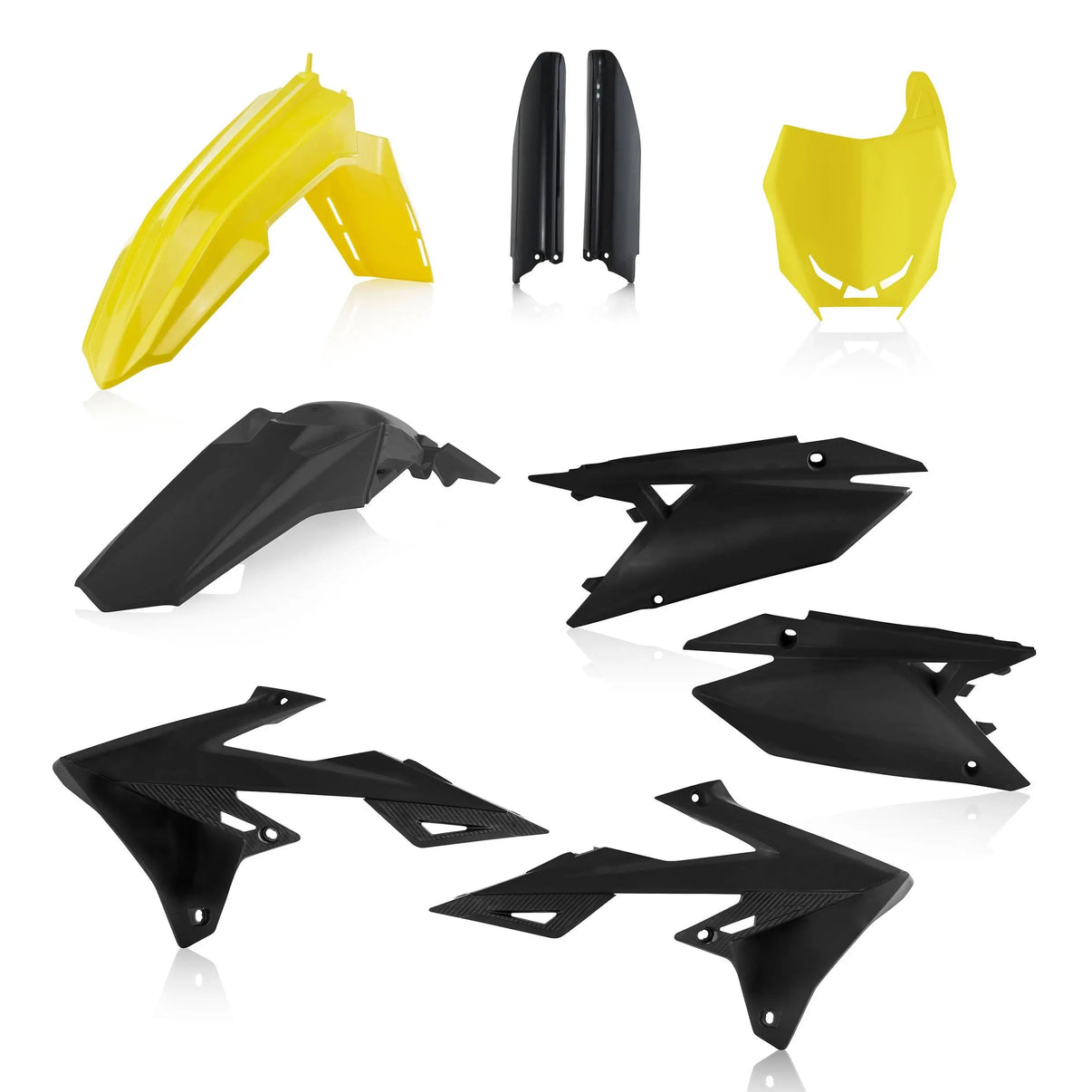 Full Plastic Kit Suz Yellow/Black ACERBIS