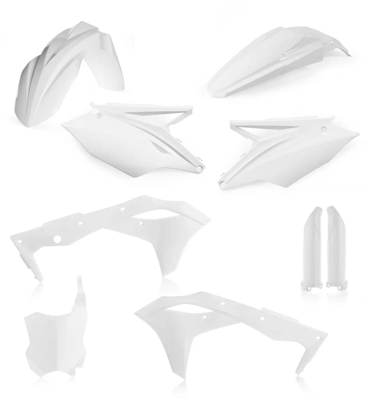 Full Plastic Kit White ACERBIS