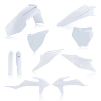 Full Plastic Kit White ACERBIS