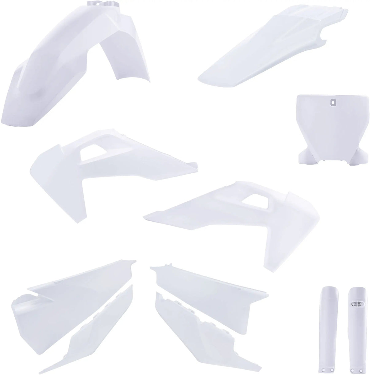 Full Plastic Kit White ACERBIS