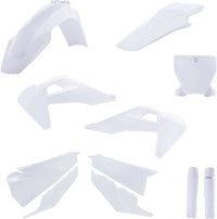 Full Plastic Kit White ACERBIS