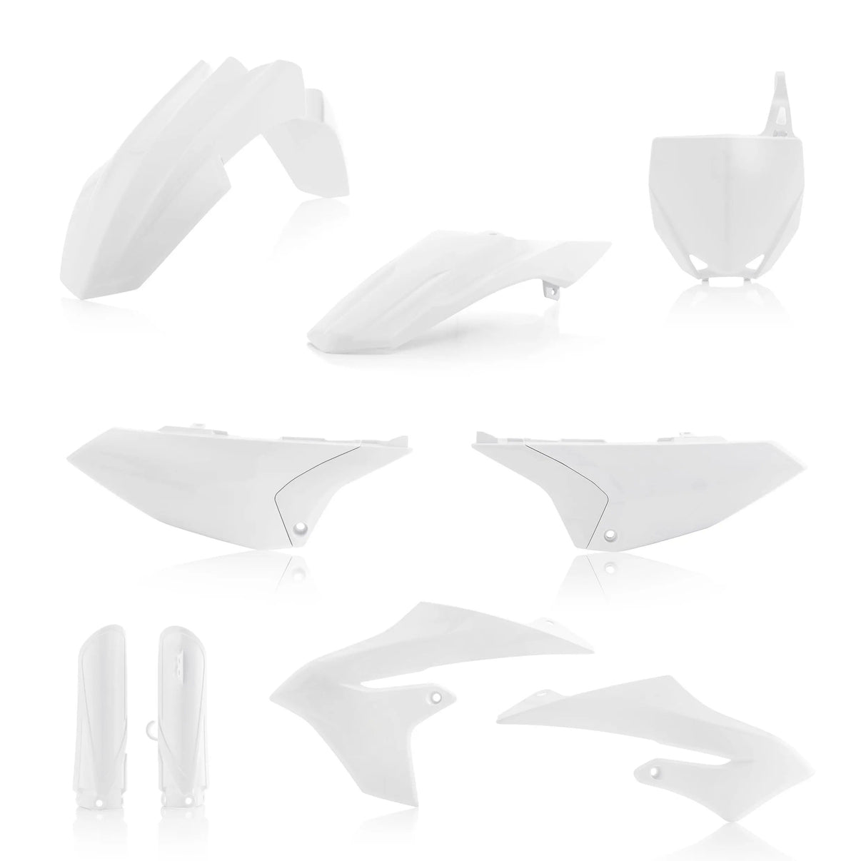 Full Plastic Kit White ACERBIS