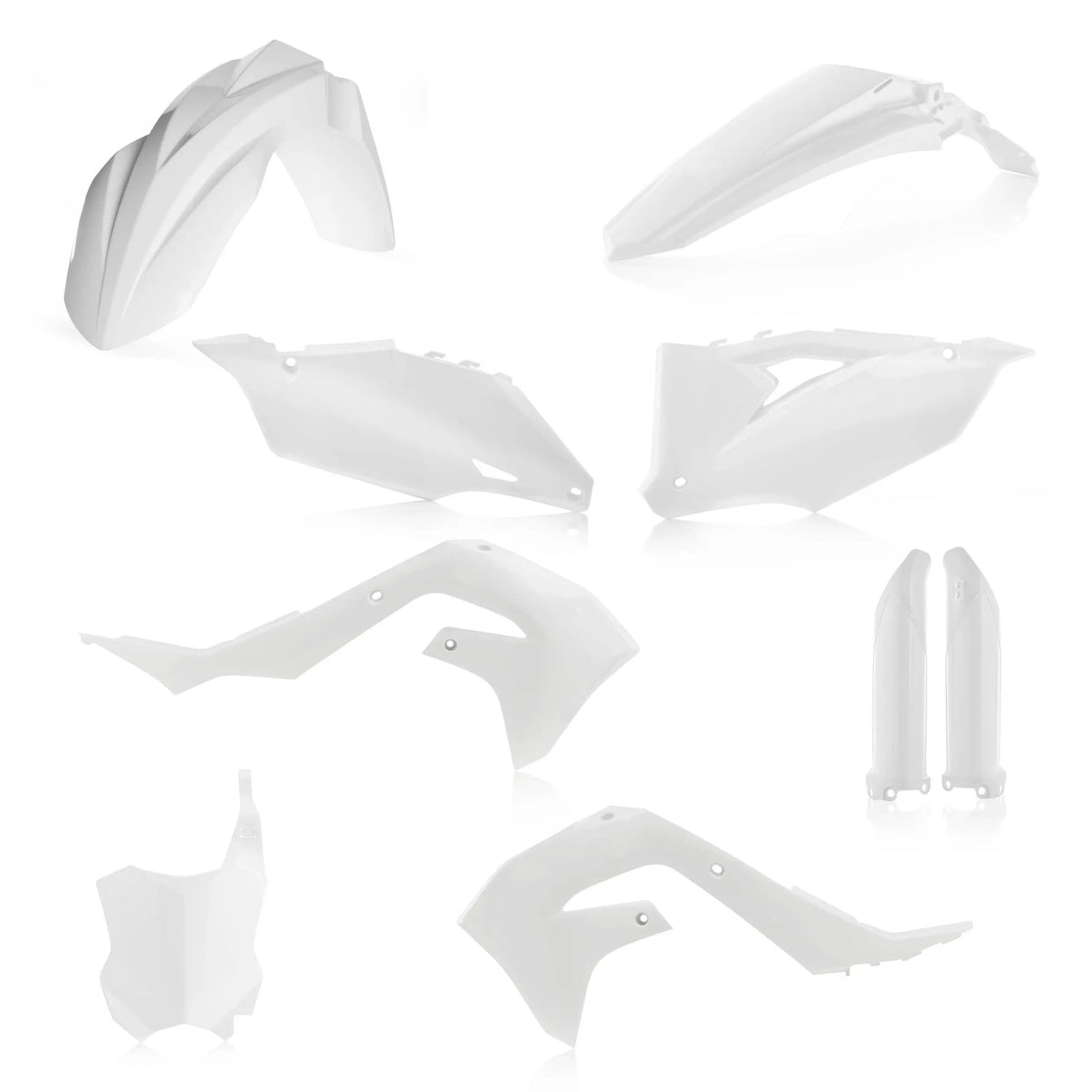 Full Plastic Kit White ACERBIS